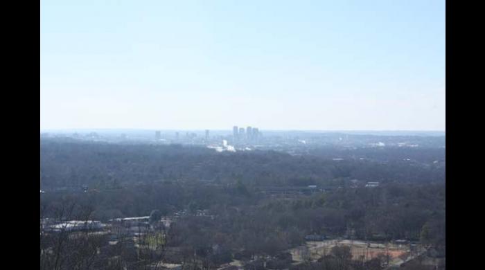 View of Birmingham from Ruffner Mountain