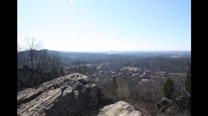 View from Ruffner Mountain