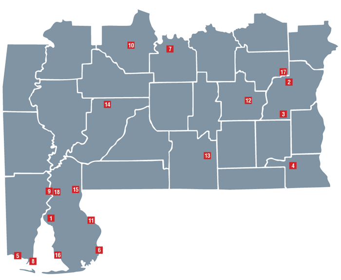 southern district map