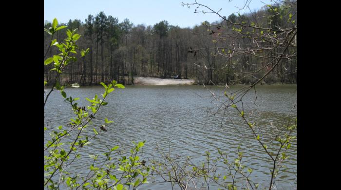 View of the boat ramp