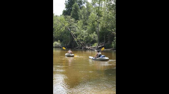 Perdido canoeists